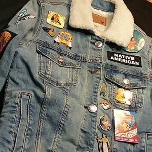 Custom Pocahontas denim jacket